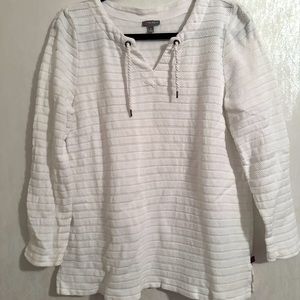Talbots drawstring neck tunic